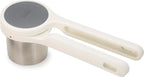 Exprimidor ergonómico, con giro, de acero inoxidable Joseph Joseph, (Potato Ricer), Blanco