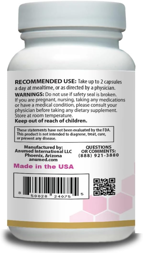 AnuMed Multivitamínico para mujer con hierro, vitamina D3, magnesio...