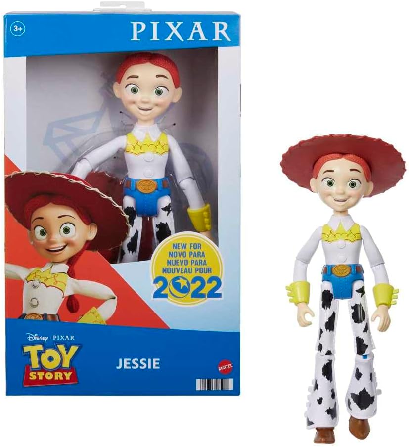 Mattel Disney y Pixar Toy Story Figura de acción grande, Jessie pos...
