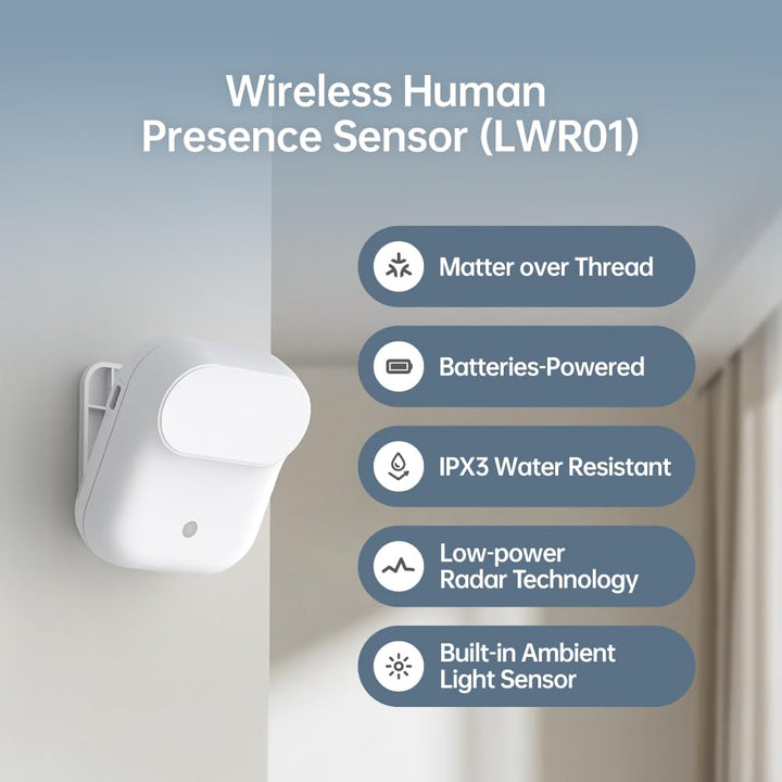 Lafaer Sensor inalámbrico de presencia humana LWR01 radar