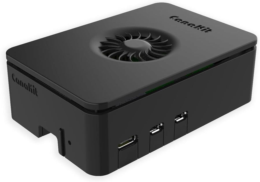 CanaKit - Raspberry Pi 5 Kit de inicio PRO - Negro Turbina (Edición...