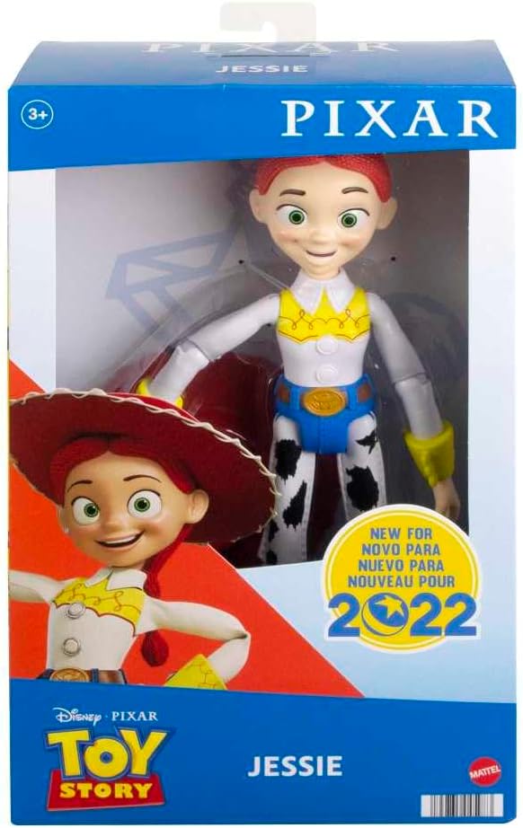 Mattel Disney y Pixar Toy Story Figura de acción grande, Jessie pos...