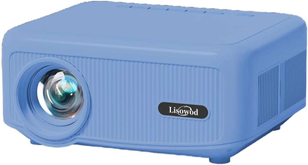 Lisowod [Soporte ajustable de 360°] Proyector con WiFi y Bluetooth,...