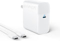 Cargador para portátil Anker, compacto y plegable de 100W USB-C con cable de 5 ft