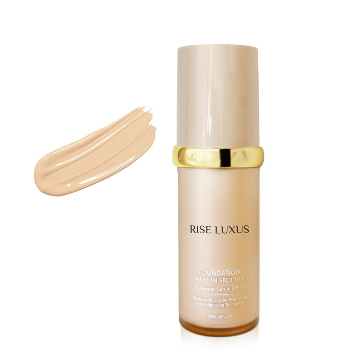 Rise Luxus Ultrablend - Base 4 en 1, color de piel que cambia con S...