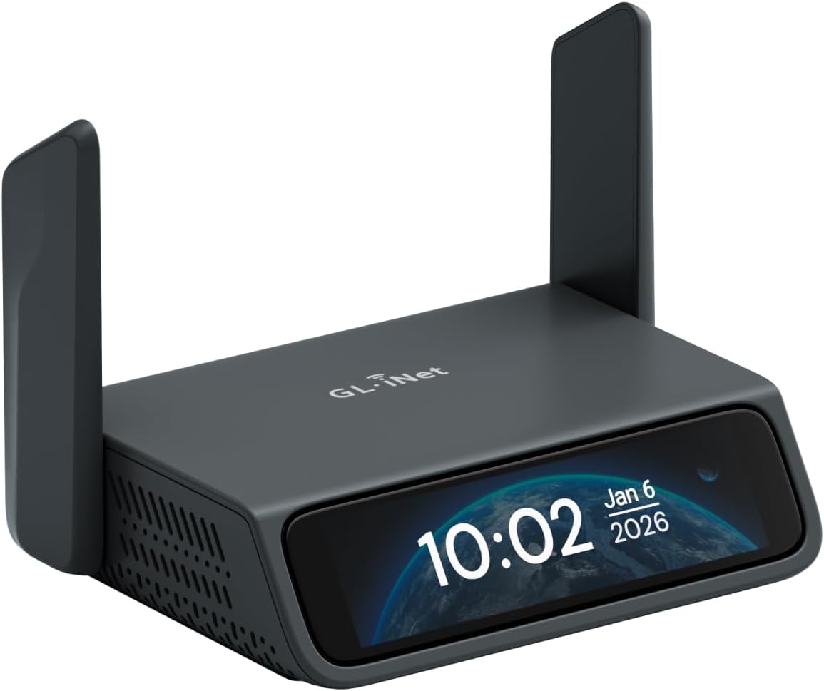 GL.iNet Comet 5G Redcap GL-RM10RC Remote KVM 4K HDMI Pantalla táctil Wi-Fi