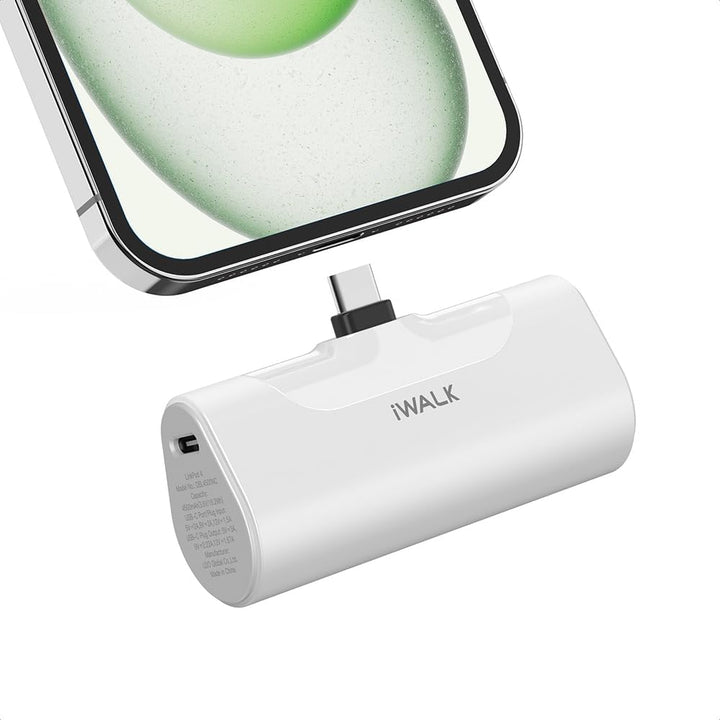 iWALK Cargador portátil de 4500 mAh 20 W USB C de carga rápida comp...