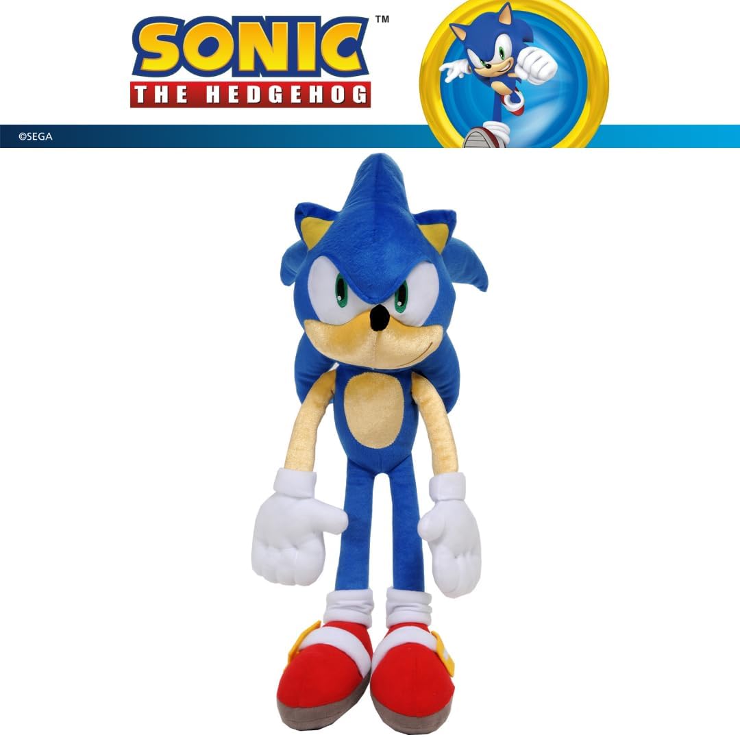Sonic The Hedgehog Anime - Ropa de cama para niños, almohada de felpa súper suave, 22 pulgadas de alto, (producto oficial) por Franco