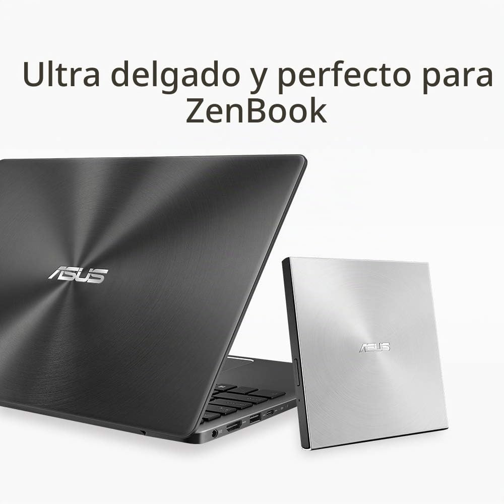 ASUS ZenDrive Silver 0.512 in External 8X DVD\/Burner Drive +\/-RW...