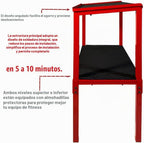 Rack Ajustable para Mancuernas/Kettlebells 500-800LB Pesado con Cobertura Opcional
