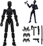 DANONI Titan13 - Figura de acción de robot, Lucky Robot 13, Negro 1 pieza