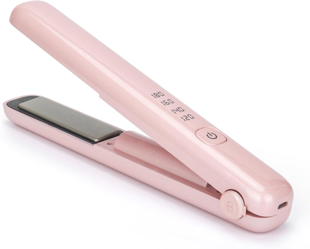 Plancha de pelo inalámbrica 2 en 1 y rizador | Recargable