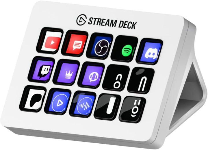 Elgato Stream Deck MK.2 Blanco \u2013 Controlador de estudio, 15 te...