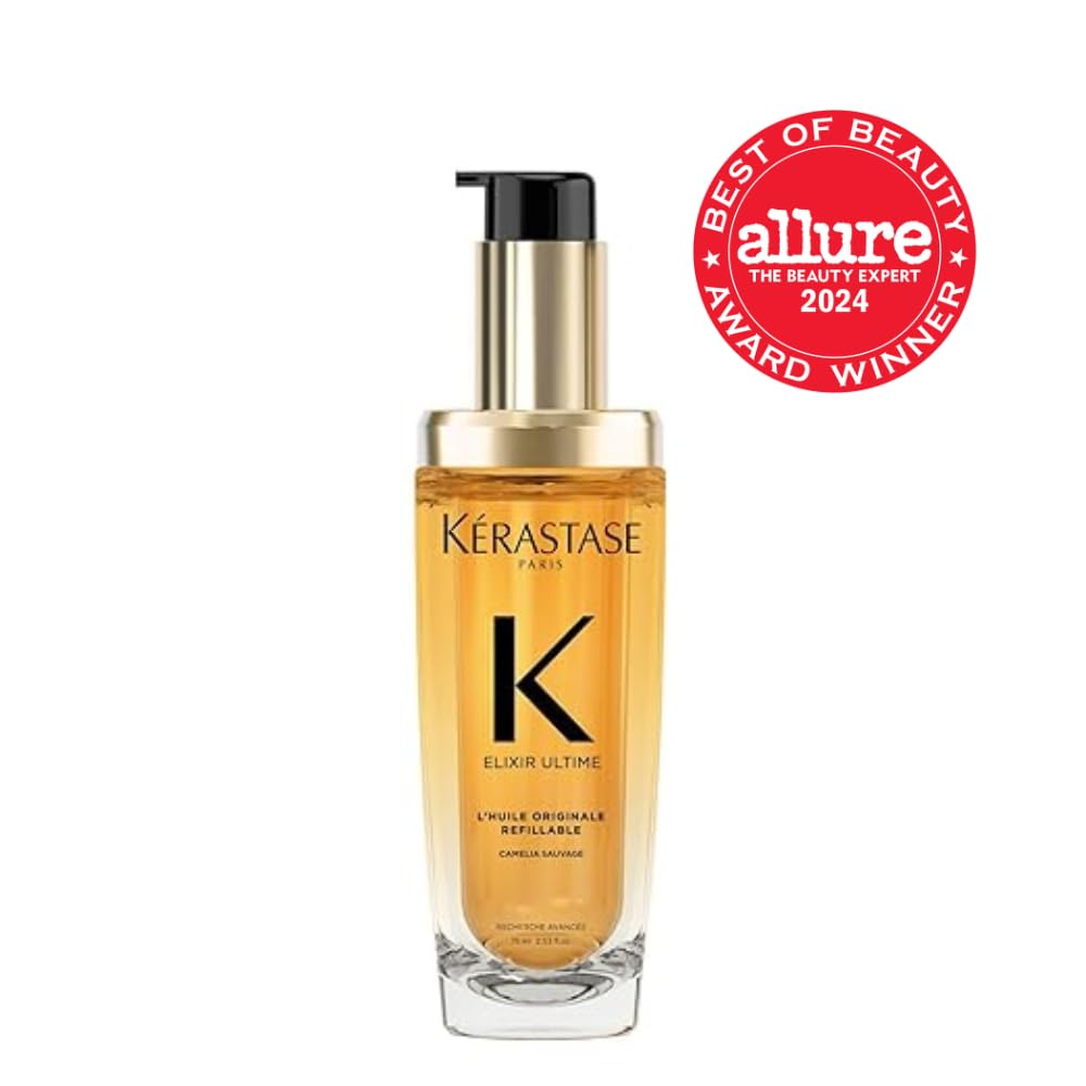 KERASTASE Aceite para el cabello recargable Elixir Ultime | Suero d...