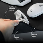 DELTAHUB Protector de escritorio para videojuegos, alfombrilla de mouse, alfombrilla de escritorio de oficina, parte superior de neopreno antideslizante, tapete de escritorio, almohadilla de escritorio para laptop, almohadilla de escritorio impermeable