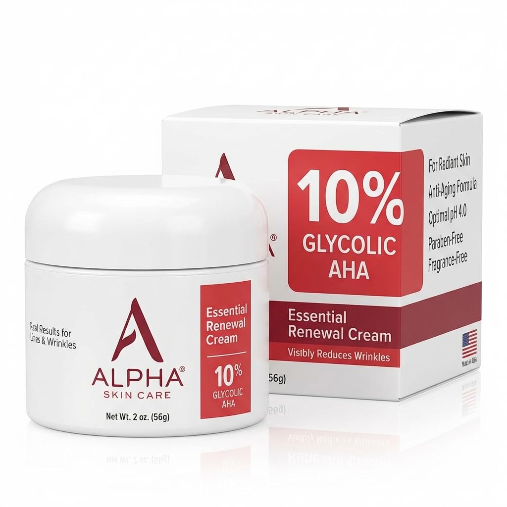 Crema renovadora esencial Alpha Skin Care | Fórmula antienvejecimie...