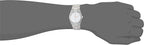 Reloj de vestir Tissot para hombre PRX con carcasa de acero inoxidable 316L, color gris T1374101103100