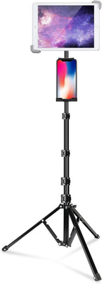 elitehood Soporte de trípode para iPad, soporte de tableta ajustable de