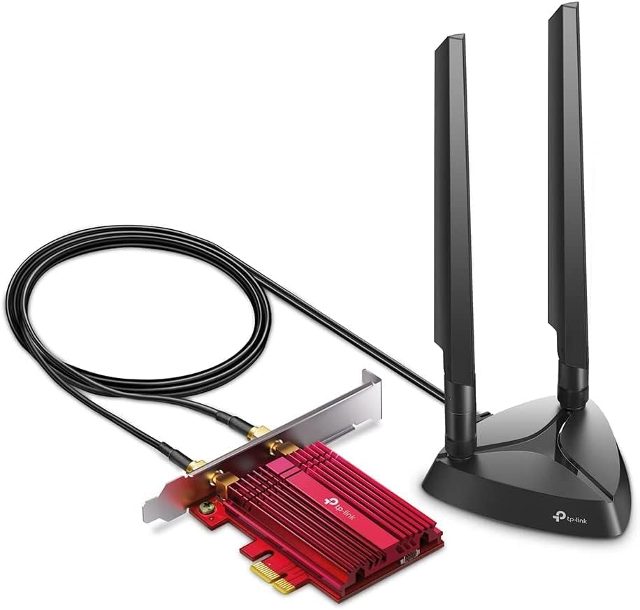 TP-Link WiFi 6E Intel AX210 AXE5400 PCIe WiFi Card para PC Archer T...