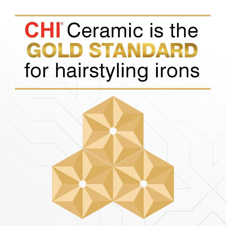 CHI Plancha de peluquería de cerámica turmalina clásica 1 1\/2"...