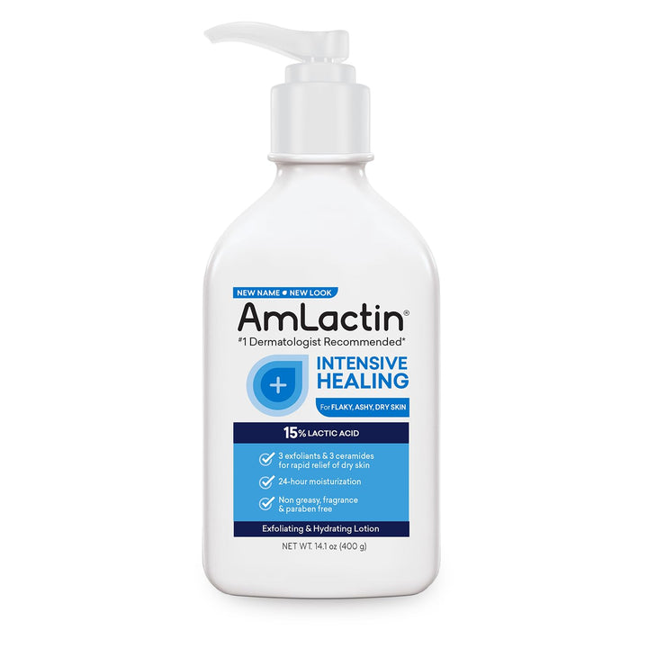 AmLactin Loción corporal curativa intensiva para piel seca, botella...