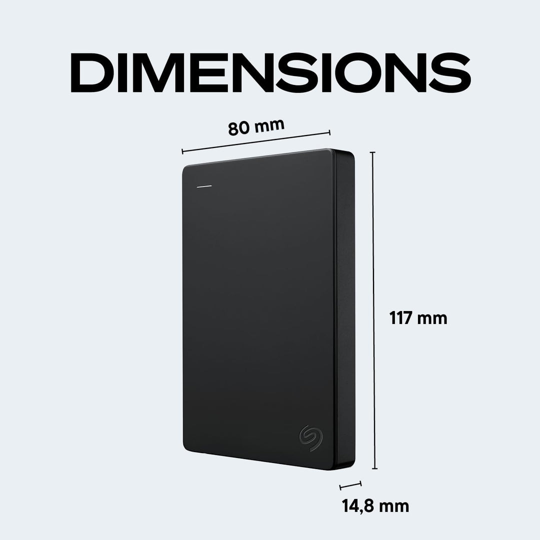 Seagate Disco duro externo portátil de 2 TB HDD \u2014 USB 3.0 para...