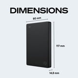 Seagate Disco duro externo portátil de 2 TB HDD \u2014 USB 3.0 para...