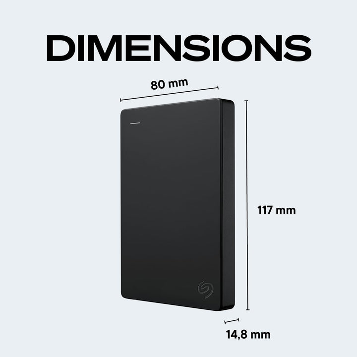Seagate Disco duro externo portátil de 2 TB HDD \u2014 USB 3.0 para...