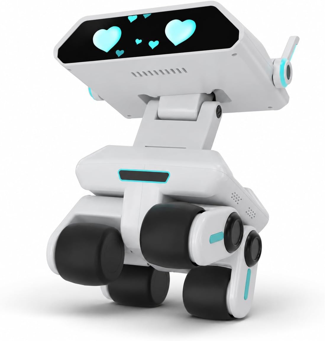 Robot interactivo AI Pet & juguete STEM con ChatGPT, modo tutor privado para tareas, cámara de 5 MP, base móvil, sin tarifas mensuales