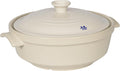 Magnifique - Olla de franela de 5 cuartos de galón con tapa, olla de arcilla natural para cocinar, cacerola no tóxica sin PFAS para horno y estufa, horno holandés para cocción lenta, hornear y servir