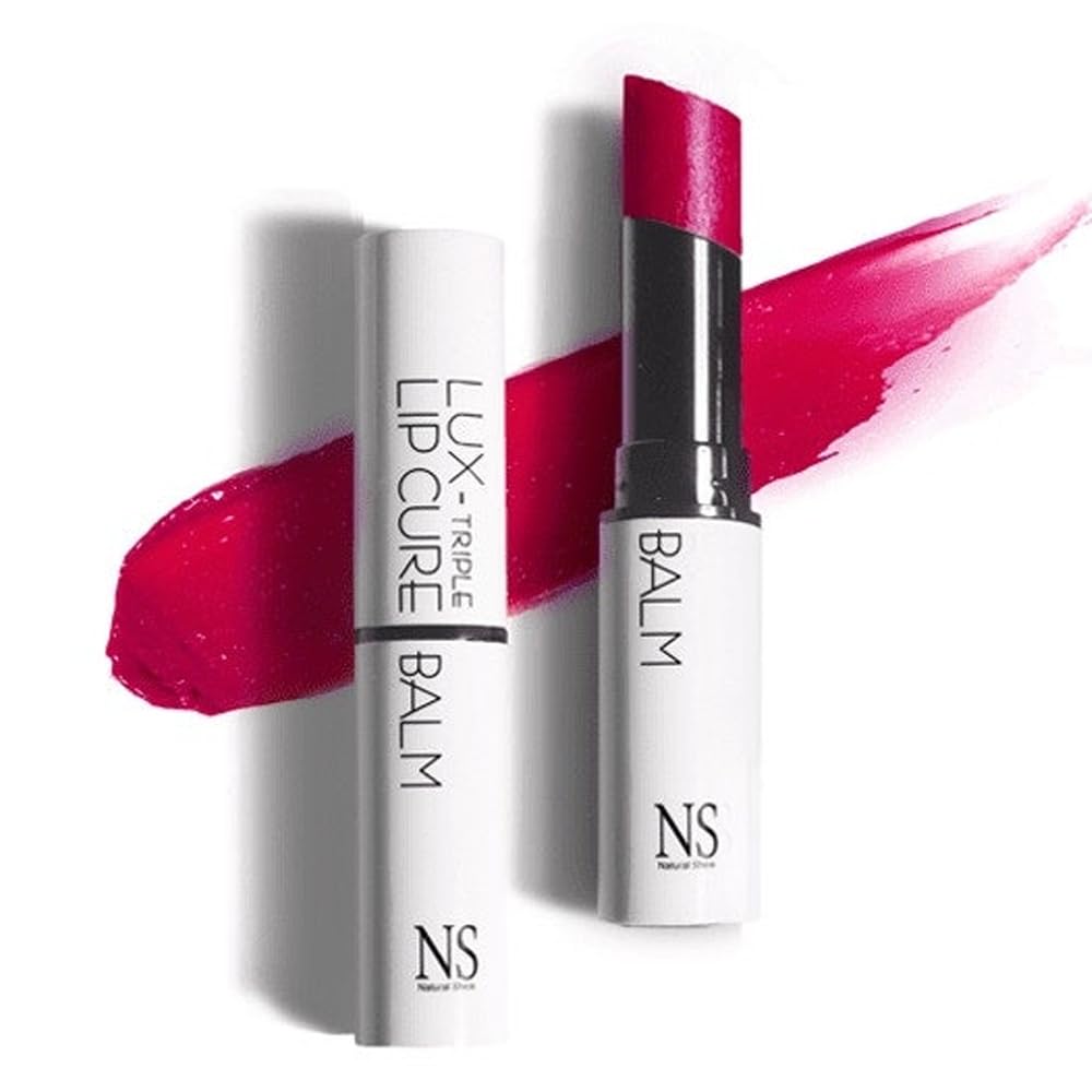 Lux Triple Lip CURE Bálsamo brillante (0.17 onzas) (AURA (rosa mage...