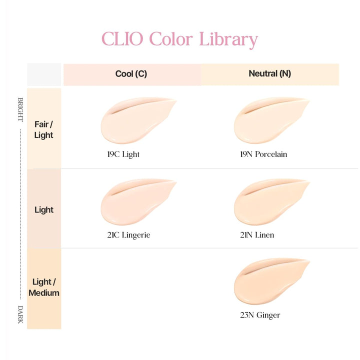 CLIO Kill Cover Base de Maquillaje en Cojín Esencial Mesh Glow, Cob...