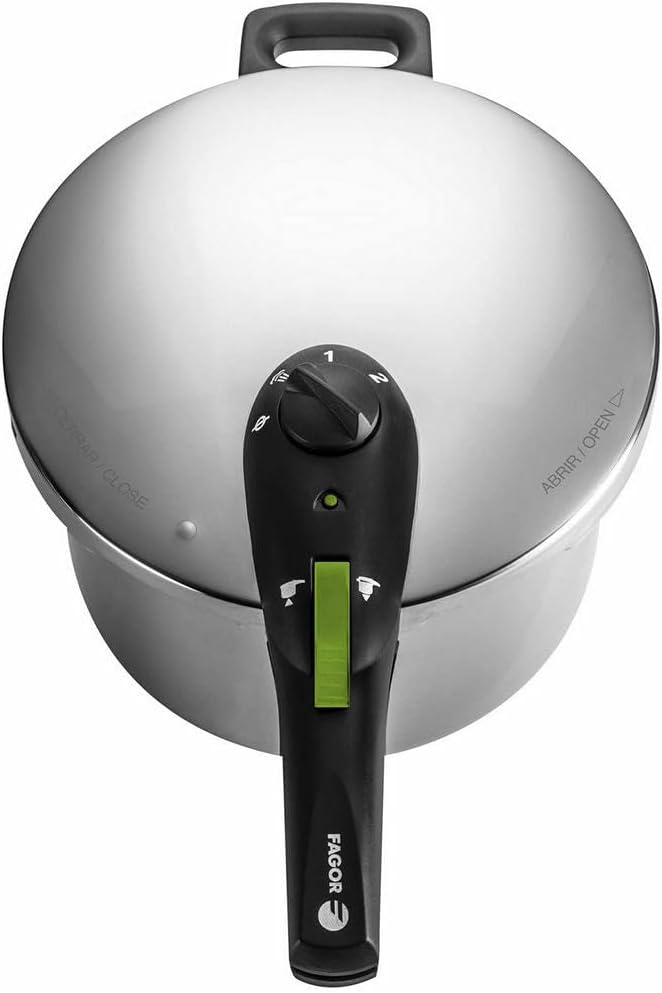 Fagor 78512 Olla Super Fast INOX, 8 l, Acero Inoxidable, Arándano