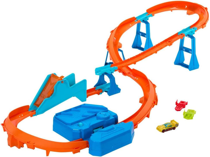 Hot Wheels Juego de pistas de coche de juguete caja de