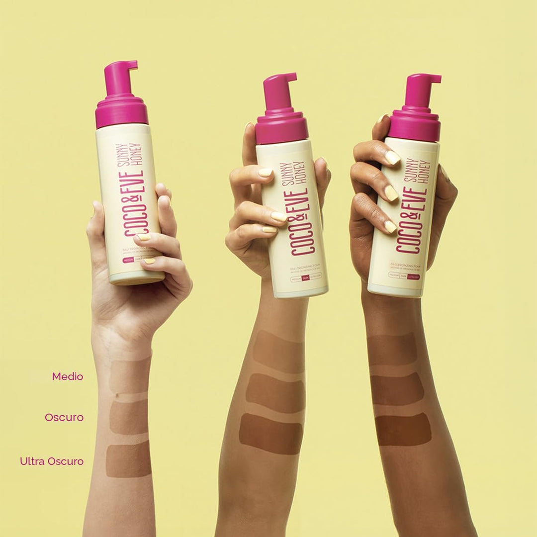 Coco &amp; Eva Self Tanner Mousse Kit \u2013 Mousse de bronceado na...