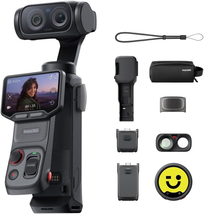 Insta360 Luna Ultra Creator Bundle - Cámara de vlogging 8K con zoom de 15×