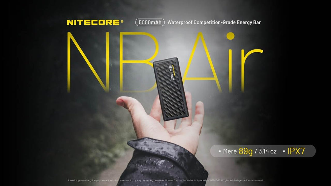 Nitecore NB Air - Banco de energía ultra ligero y delgado de 5000 m...