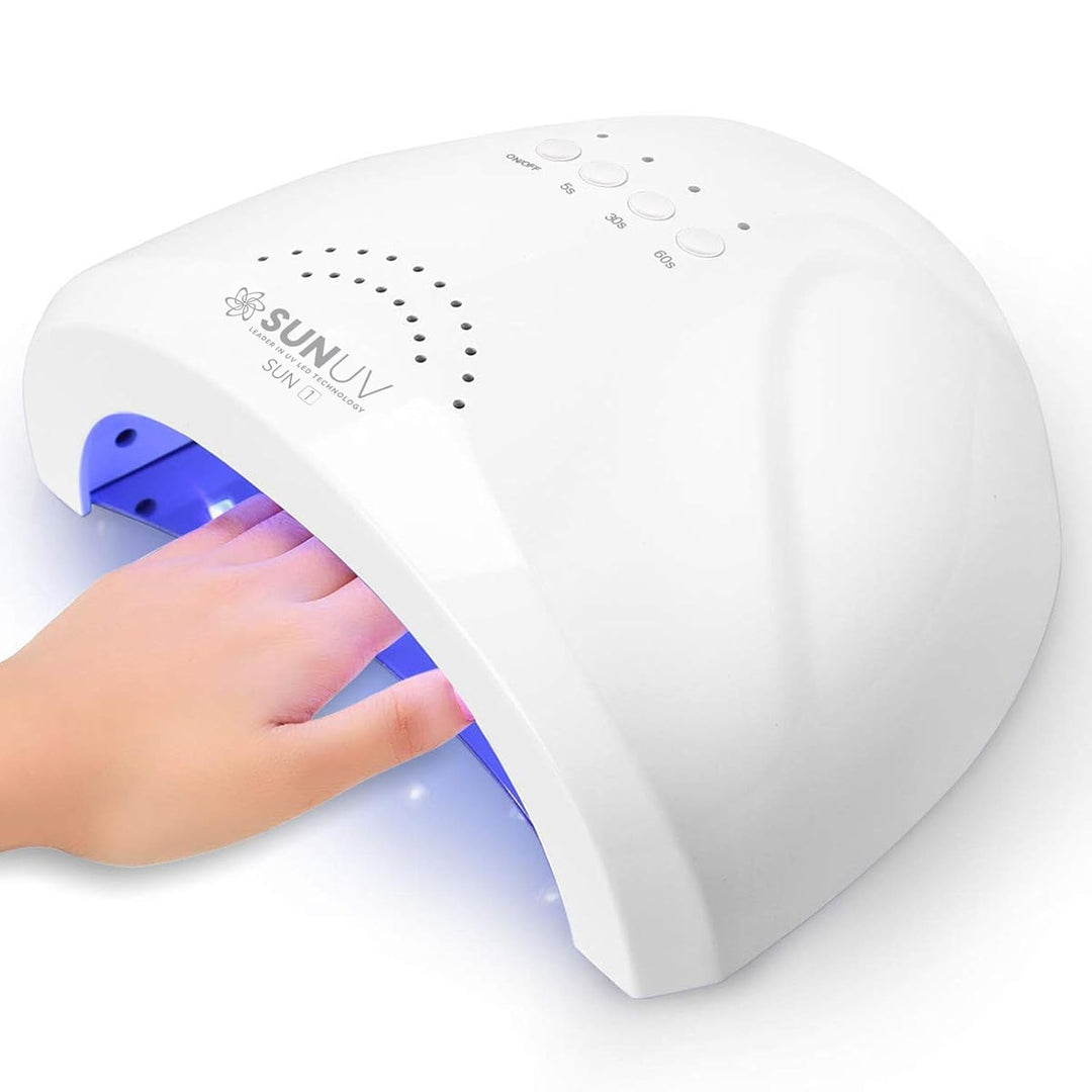 SUNUV Lámpara de uñas LED UV, luz de gel para esmalte de uñas, seca...