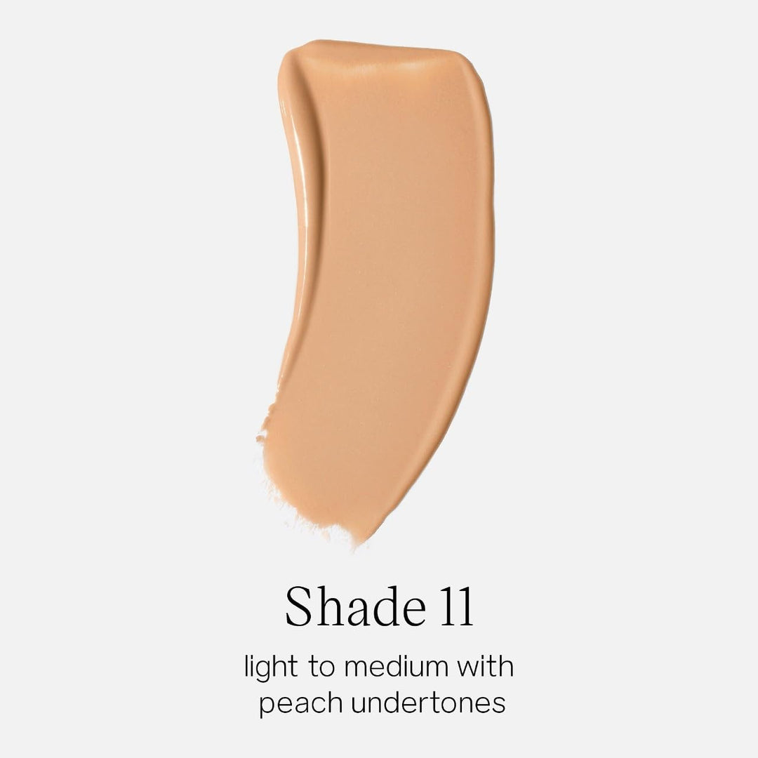 Saie Glowy Super Skin Tint - Base líquida sin peso y húmeda, con co...