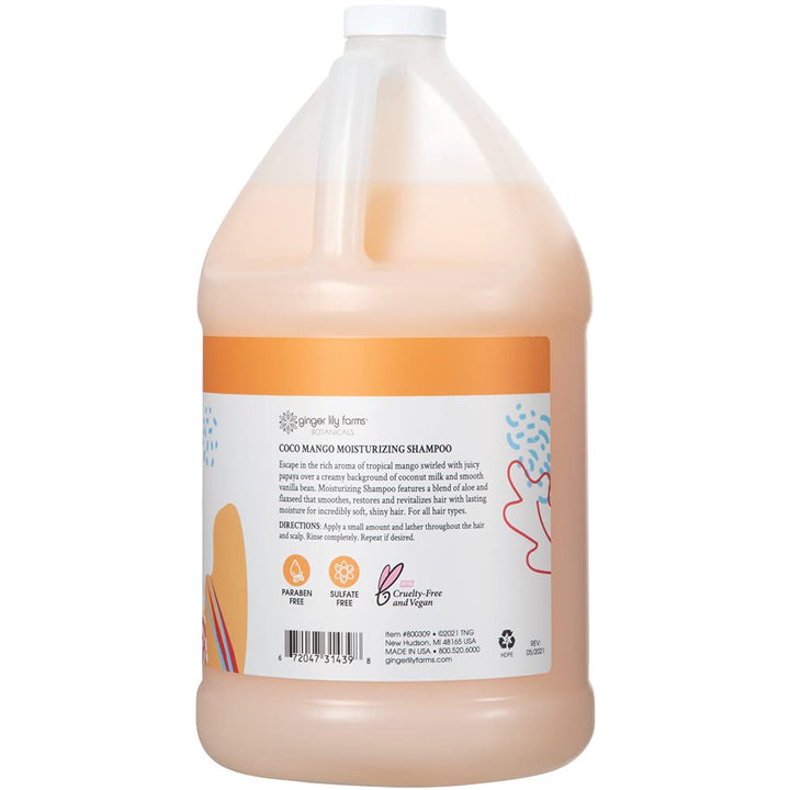 Champú de Ginger Lily Farms, galón, Negro