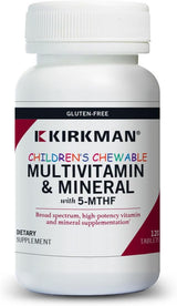 Kirkman - Multivitamínico y mineral masticable para niños con 5-MTH...