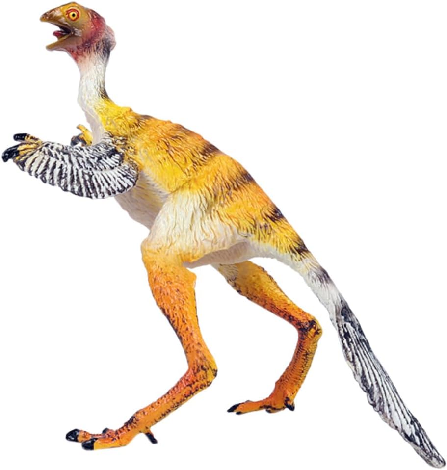 Modelo realista de dinosaurio Sinosauropteryx para niños