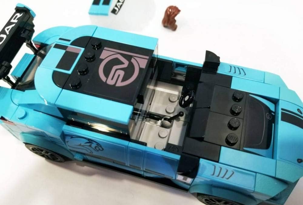 LEGO Speed Champions Formula E Panasonic Jaguar Racing Gen2 car y Jaguar I-PACE eTROPHY 76898 Set de construcción (565 piezas)