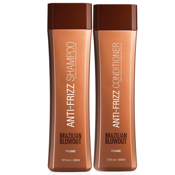 Brazilian Blowout Champú y acondicionador antiencrespamiento, 2 uni...