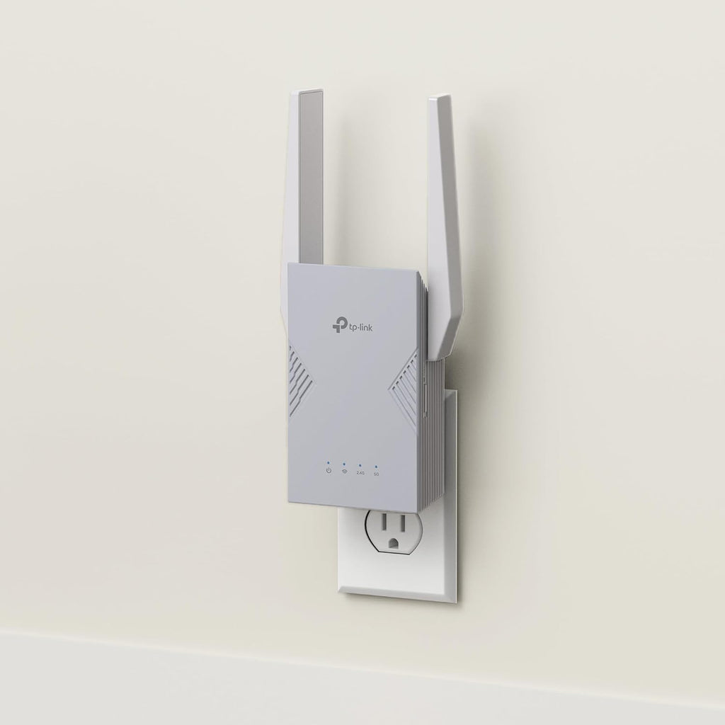 TP-Link BE3200 Extensor de rango Wi-Fi 7 de doble banda RE223BE con puerto