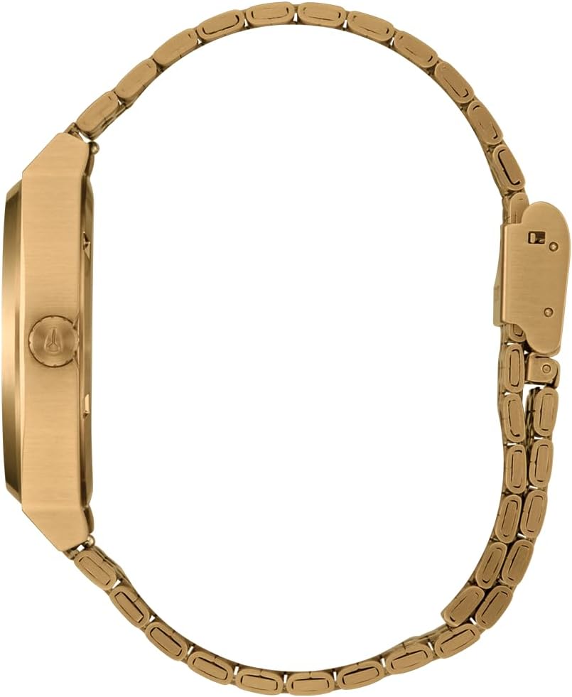 NIXON Time Teller A045 - Reloj analógico de moda para hombre resistente al agua de 100 m (carátula de reloj de 37 mm, correa de acero inoxidable de 19.5 mm-18 mm)