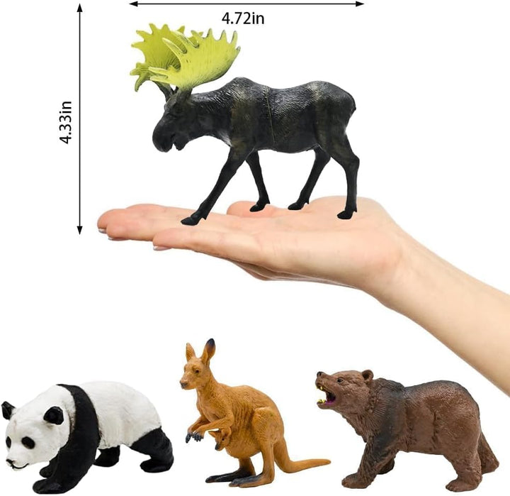 Figuras de animales de safari, figuras realistas de animales salvaj...