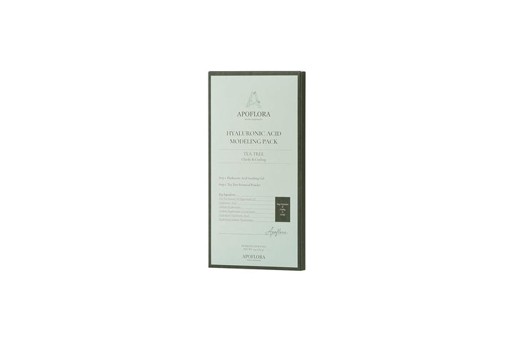 APOFLORA K Beauty - Máscara de modelado de árbol de té, ácido hialu...