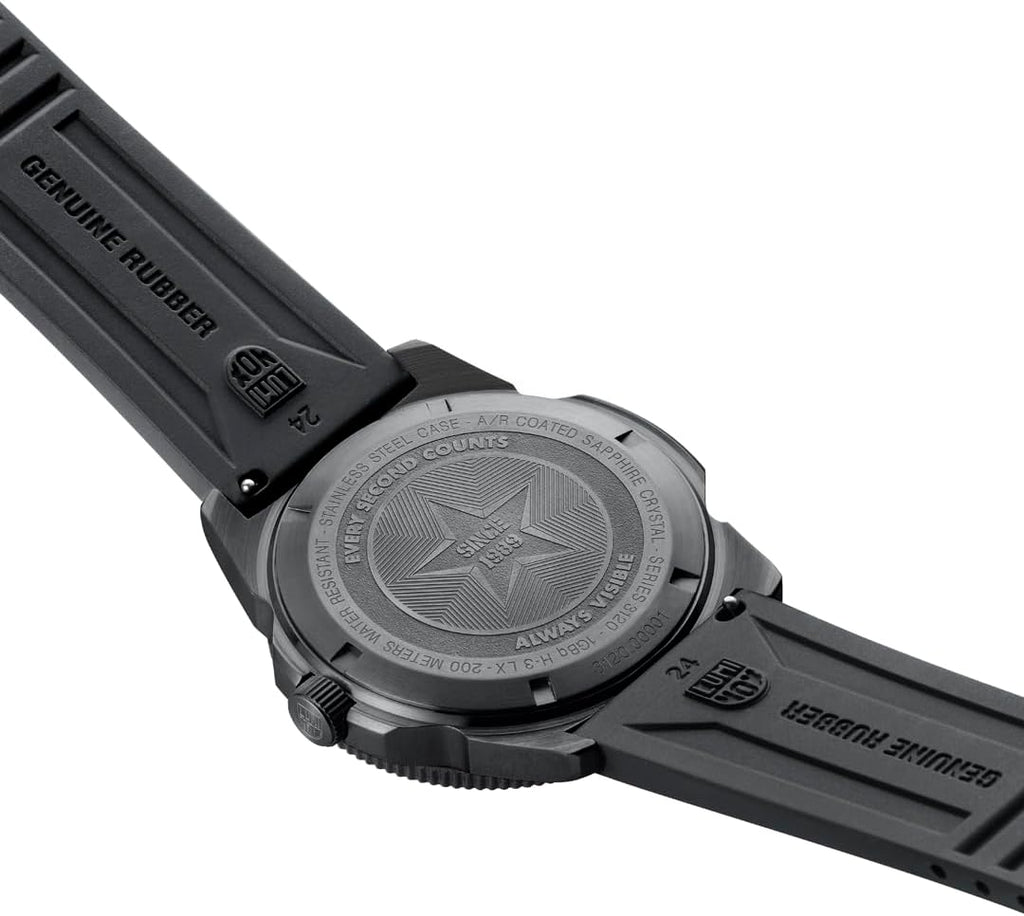 Luminox Pacific Diver 3121 Blackout - Reloj de buceo para hombre, 1.732 in