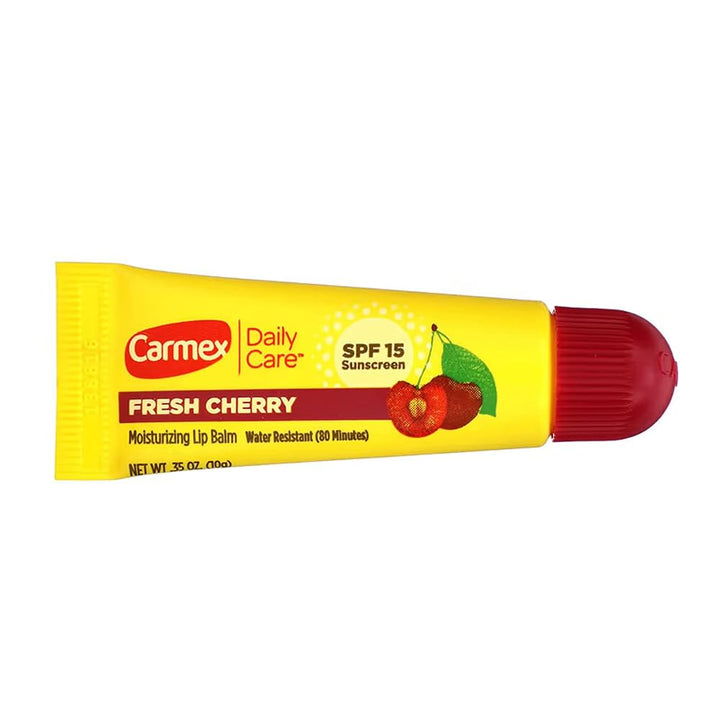 Carmex Bálsamo Labial Fresh Cherry Spf#15 Tubo de 0.35 onzas (12 pi...